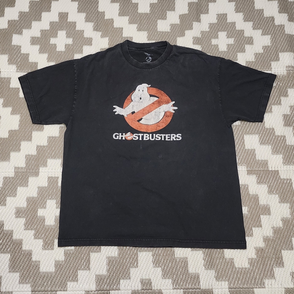 Y2K Ghostbusters Black T-Shirt